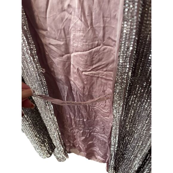 Retrofete Gabrielle Mini Dress Embellished Robe Party Classy Hoco Statement M - Picture 12 of 14